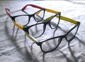 👓Set Of 3 Clear Lens Sunglasses Eyewear Spectacle