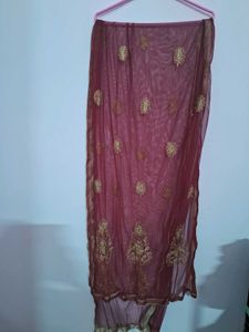 Anarkali Maroon Gown Without Pant