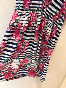Floral Stripe Sundress