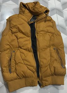 Mustard Puffer Vest