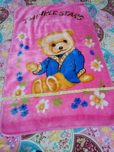 Cute Teddy Bear "Twinkle Stars" Blanket