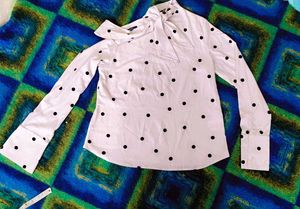 Very Beautiful Dot Print Stylish Shirt