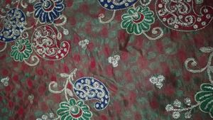 Embroidered Saree Multi color