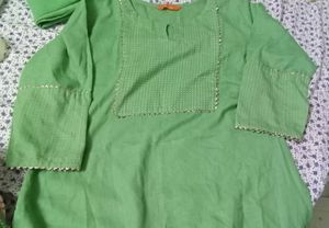 Vibrant Green Kurta Set