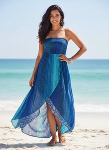 Blue Patterned Sundress