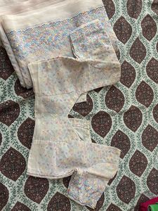 Pastel Embroidered Fabric