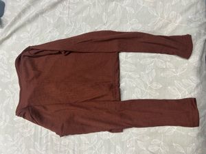 Ribbed Long Sleeve Top
