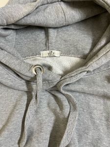 Drop Shoulder Grey Pullover Hoodie