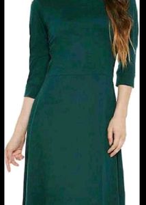 Elegant Green Midi Dress