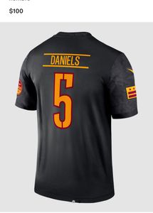 NIKE OG Jayden Daniels Washington Commanders Jerse