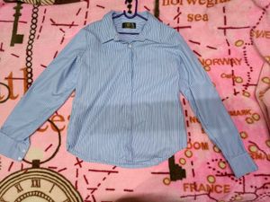 Striped Button-Down Shirt