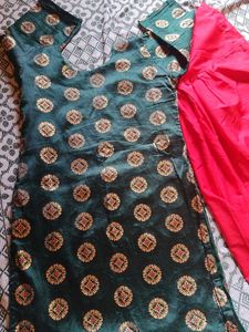 Art Silk Suit with dupatta