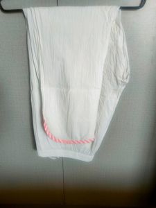 Kipek Off White Cotton Plazo Pant....