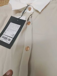 Chic Two-Tone Collared shirt for girls