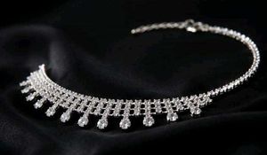 ✨Rhinestone fringe Necklace
