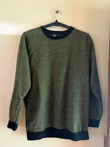 Green Crew Neck Sweatshirt
