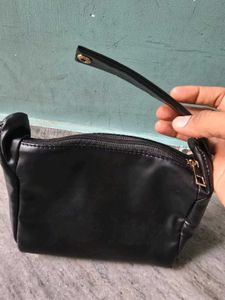 MAC Black Makeup Pouch