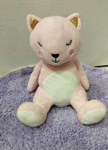 Adorable Pink Cat Plush Toy