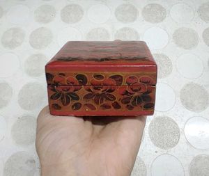 Set of 3 Kashmiri woodcraft decorative artifacts