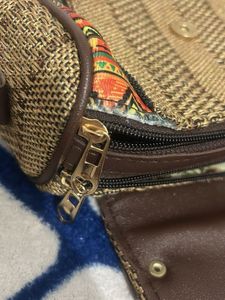 Boho Chic Woven Crossbody Bag
