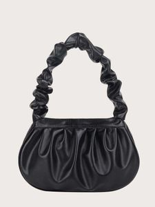 Chic Ruched Shoulder Bag
