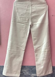 White Wide Leg Jeans