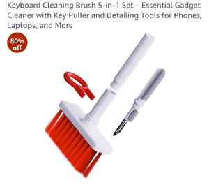 5 in 1 Portable Cleaning Brush Set