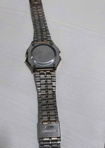 Retro Digital Rose Gold Watch