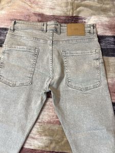 Gray Denim Jeans