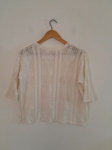 White Casual Top (Women's)