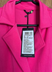 Hot Pink Blazer Dress