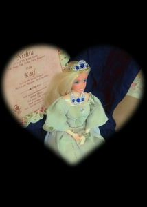Barbie doll in Princess gown.
