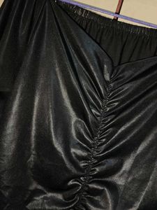 Black bodycon party dress