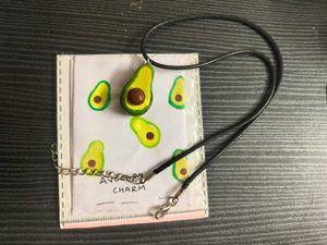 🥑 Avocado Fruit Charm Necklace ✨