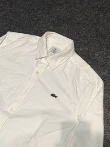 Authentic Lacoste Live Luxury White Casual Shirt