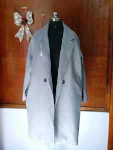 Elegant Gray woolen over Coat