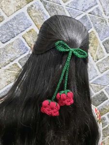 Crochet Tulip Hair Clip