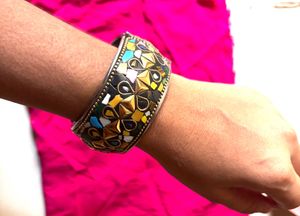 Boho Beaded Cuff Bracelet
