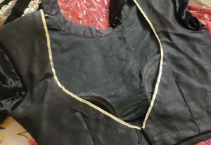 Black Hand Emb Blouse