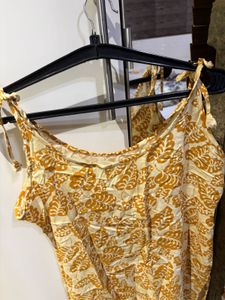 Boho Leaf Print Tank Top