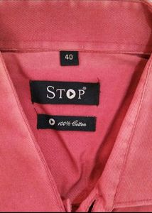 Men's Full Sleeves Cotton Shirt Size M 40"