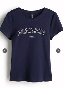 h&m printed cotton jersey