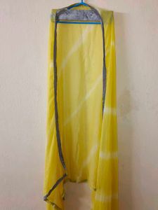 Grey Kurta with Floral Print