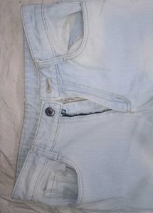 Light Wash Straight Leg Jeans