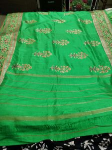 pure silk kanjivaram saree hand block printing