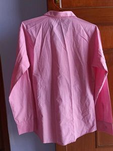 Oversized Baby pink cotton shirt