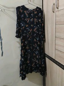 Stylish Black Floral Kurta