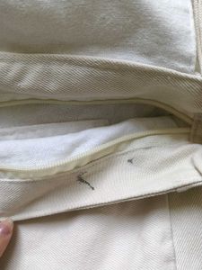 Pinteresty Cream Crossbody Bag with Flower Detail
