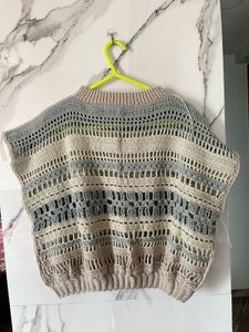 Crochet Knit Top