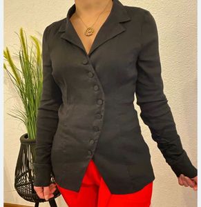 Chic Black Blazer top